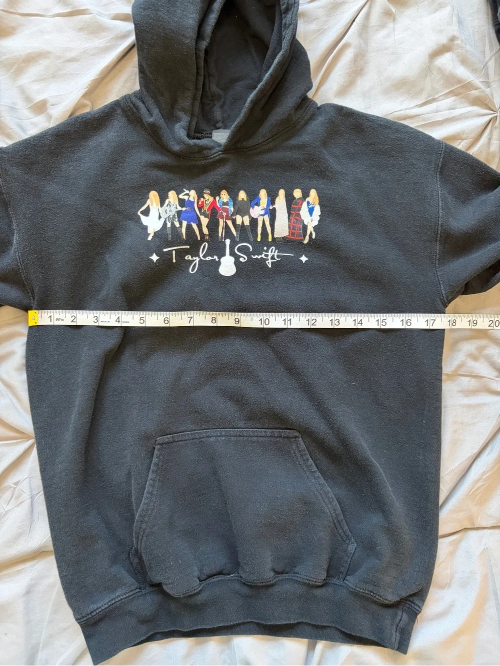 Hoodie with Multicolor Taylor Swift Silhouette Graphic